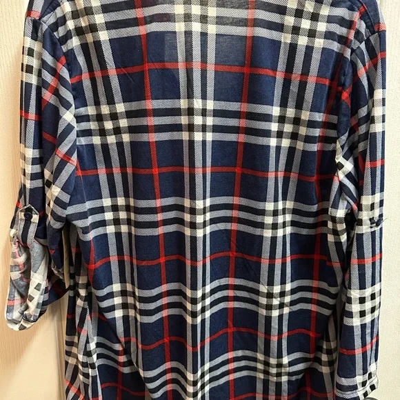 Eden & Olivia women's Plaid Button-Up Shirt size XL/ NWOT A113 - Picture 2 of 2